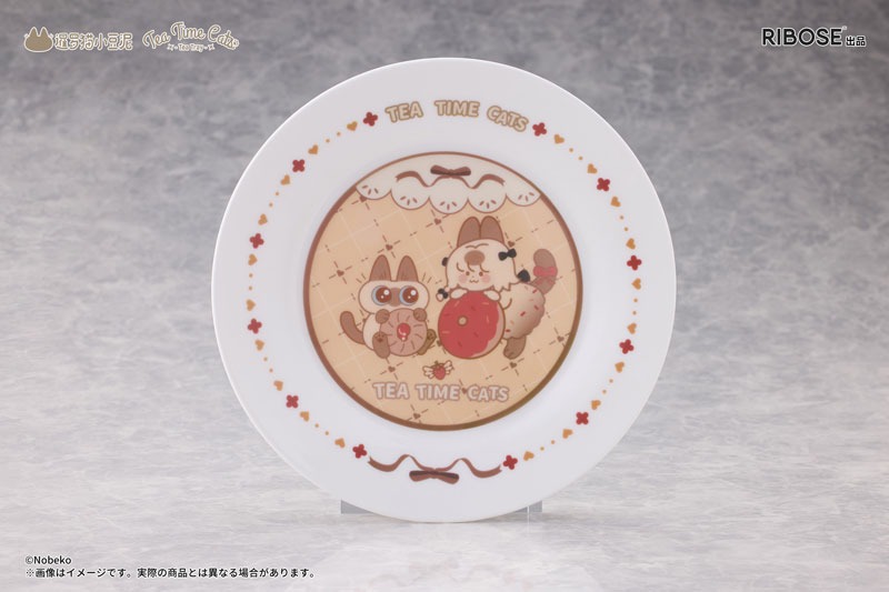 Deformed Figure DLC Series Azuki-san - Tea Time Cats x Siamese By RIBOSE