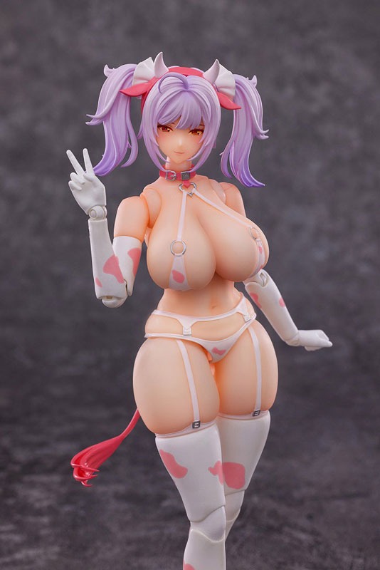 Action Figure 1/12 Kuma Nana - Cow Girl Ver. Original Character By Bishoucraft