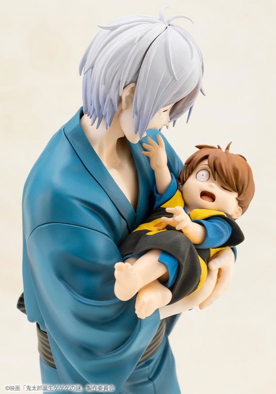 Non Scaled Figure Kitaro's Father & Baby Kitaro - Kitarou Tanjou: Gegege no Nazo By Kotobukiya