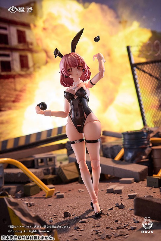 Bunny Rapid Action Squad 1/12 Action Figure Commando Belka By Sushing