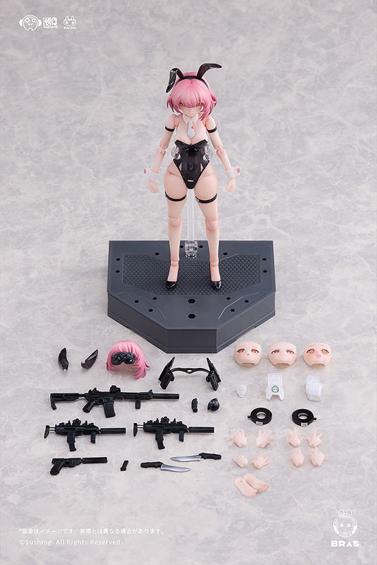 Bunny Rapid Action Squad 1/12 Action Figure Commando Belka By Sushing