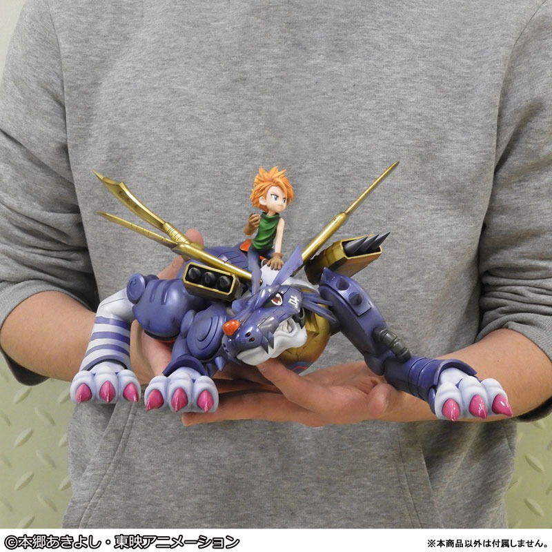 Precious GEM G.E.M. Series Figure Metal Garurumon & Ishida Yamato Digimon Adventure (Re-Releasse) By MegaHouse