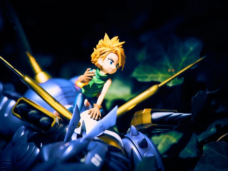 Precious GEM G.E.M. Series Figure Metal Garurumon & Ishida Yamato Digimon Adventure (Re-Releasse) By MegaHouse