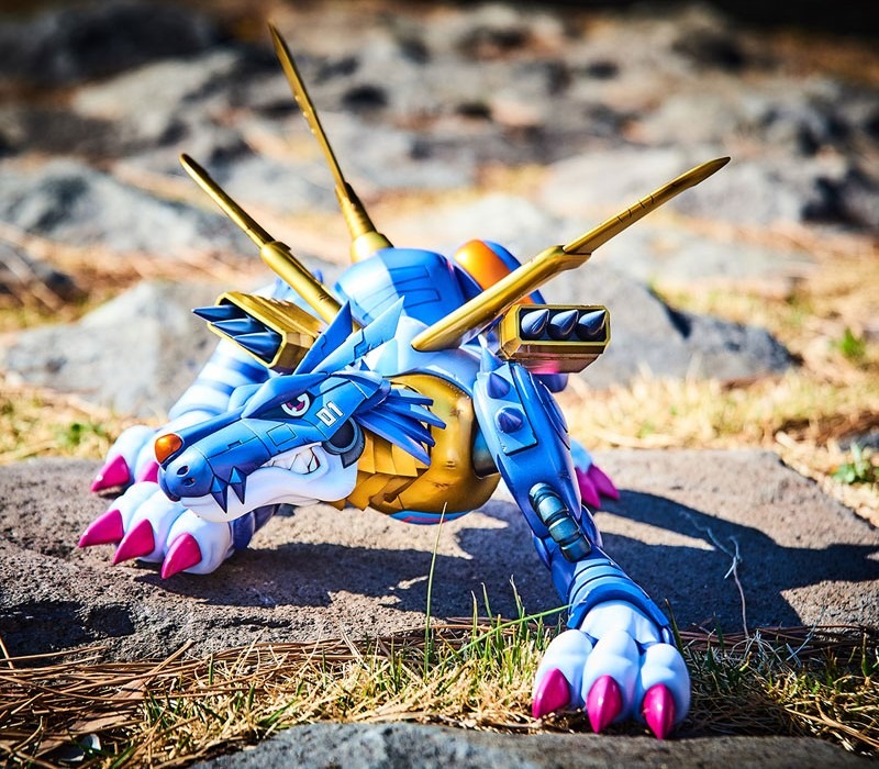 Precious GEM G.E.M. Series Figure Metal Garurumon & Ishida Yamato Digimon Adventure (Re-Releasse) By MegaHouse