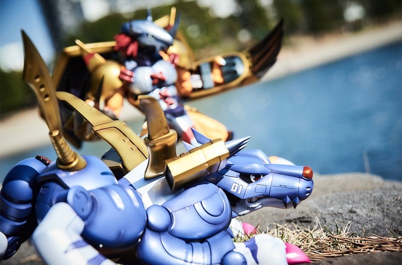Precious GEM G.E.M. Series Figure Metal Garurumon & Ishida Yamato Digimon Adventure (Re-Releasse) By MegaHouse