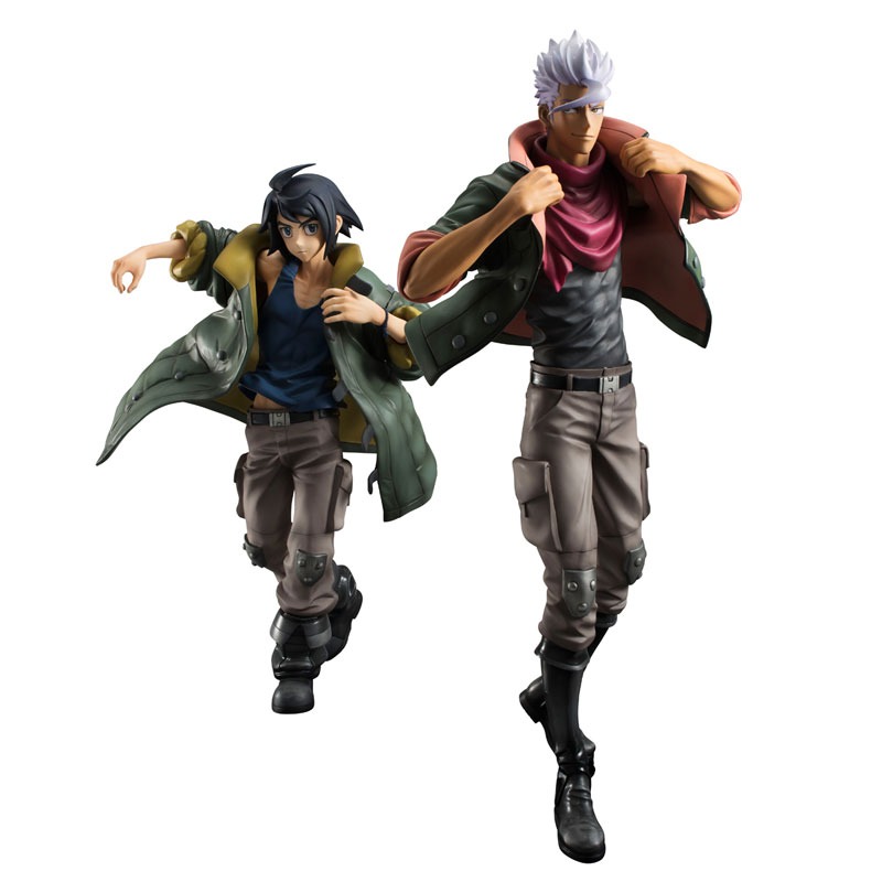 [Set of 2] GEM G.E.M. Series Figure Mikazuki Augus & Orga Itsuka - Mobile Suit Gundam Iron Blooded Orphans (Re-Release) By MegaHouse
