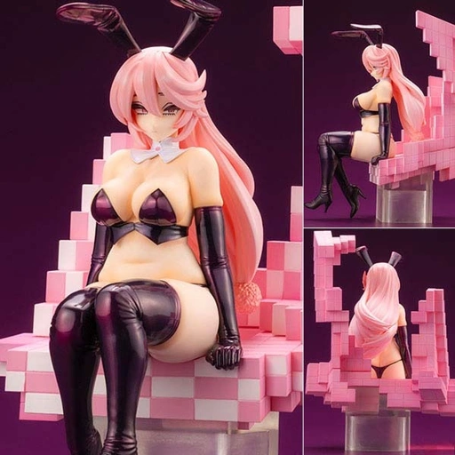 Image of Scaled Figure 1/7 Sitting Bunny - Illustration by Kafun By Kotobukiya