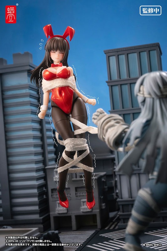 [Set of 2] [With JK Girls Clothing Accessory Kit] Action Figure 1/12 JK Bunny Girl Rena - Fantasy JK Series Illustration by CANCER_401 By Snail Shell