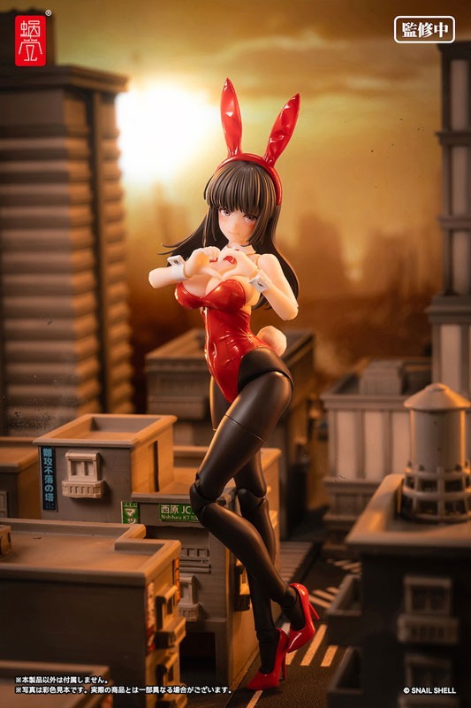 [Set of 2] [With JK Girls Clothing Accessory Kit] Action Figure 1/12 JK Bunny Girl Rena - Fantasy JK Series Illustration by CANCER_401 By Snail Shell