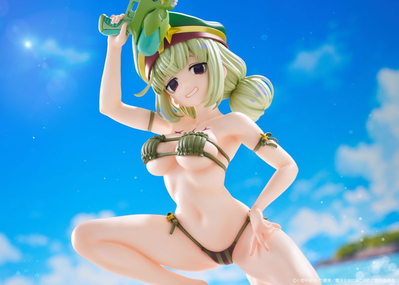 [Oppai Cast Offable] Scaled Figure KDColle 1/7 Araga Kiwi / Leoparde - Swimsuit Ver. Mahou Shoujo ni Akogarete By KADOKAWA