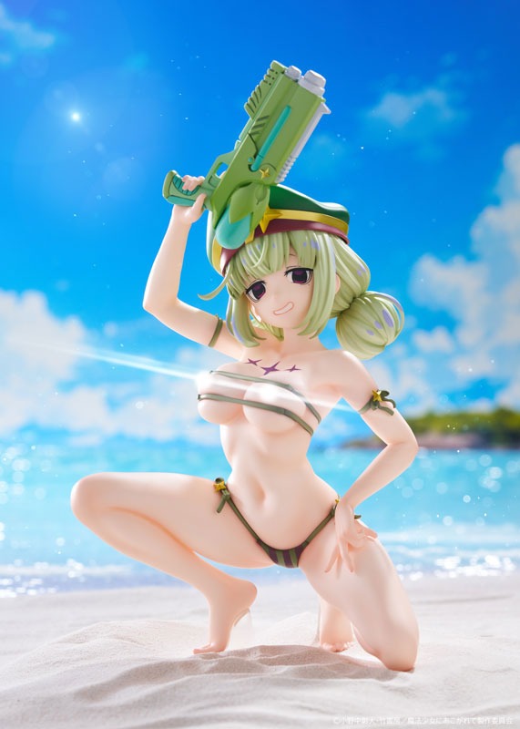 [Oppai Cast Offable] Scaled Figure KDColle 1/7 Araga Kiwi / Leoparde - Swimsuit Ver. Mahou Shoujo ni Akogarete By KADOKAWA