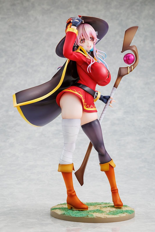 Scaled Figure 1/7 Super Sonico - Megumin Collaboration Ver. Super Sonico x KONOSUBA By KADOKAWA
