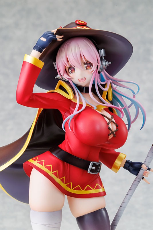 Scaled Figure 1/7 Super Sonico - Megumin Collaboration Ver. Super Sonico x KONOSUBA By KADOKAWA