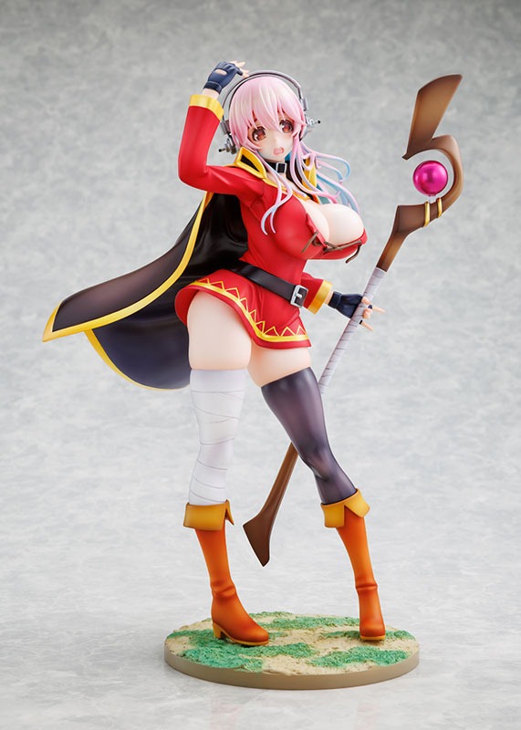 Scaled Figure 1/7 Super Sonico - Megumin Collaboration Ver. Super Sonico x KONOSUBA By KADOKAWA