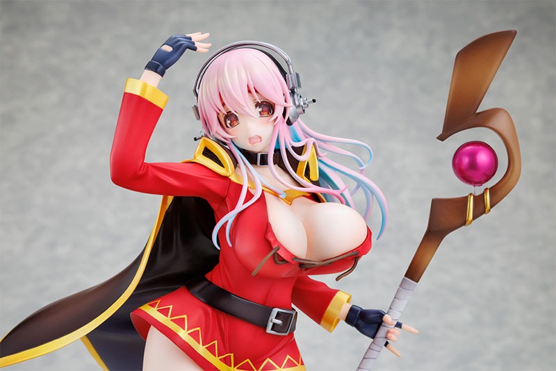 Scaled Figure 1/7 Super Sonico - Megumin Collaboration Ver. Super Sonico x KONOSUBA By KADOKAWA