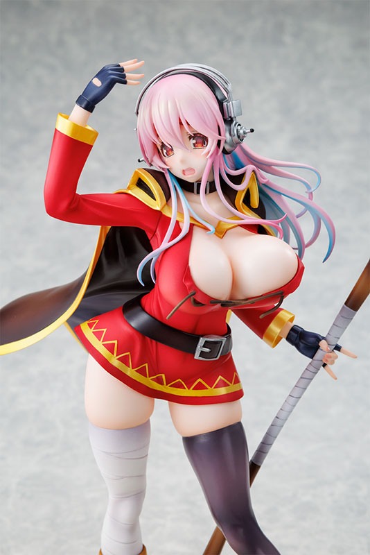 Scaled Figure 1/7 Super Sonico - Megumin Collaboration Ver. Super Sonico x KONOSUBA By KADOKAWA