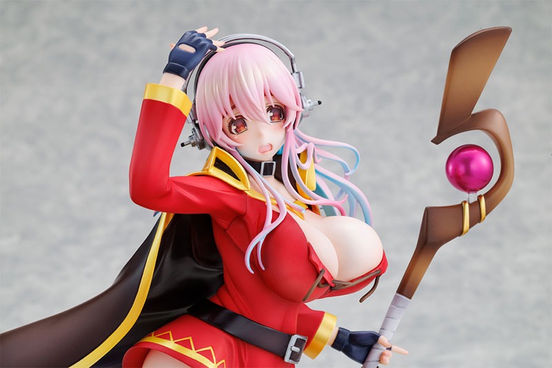 Scaled Figure 1/7 Super Sonico - Megumin Collaboration Ver. Super Sonico x KONOSUBA By KADOKAWA