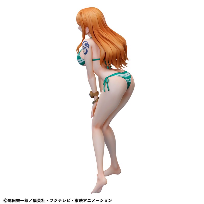 Scaled Figure 1/4 B-Style Nami - Swimsuit Ver. One Piece By MegaHouse