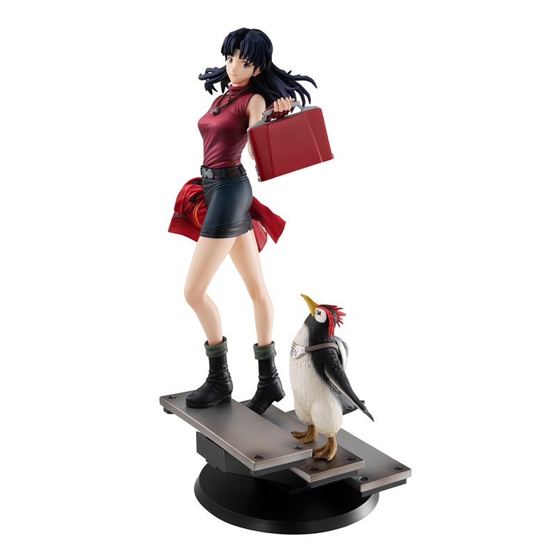 Gals Series Figure Katsuragi Misato & Penpen - Neon Genesis Evangelion (Re-Release) By MegaHouse