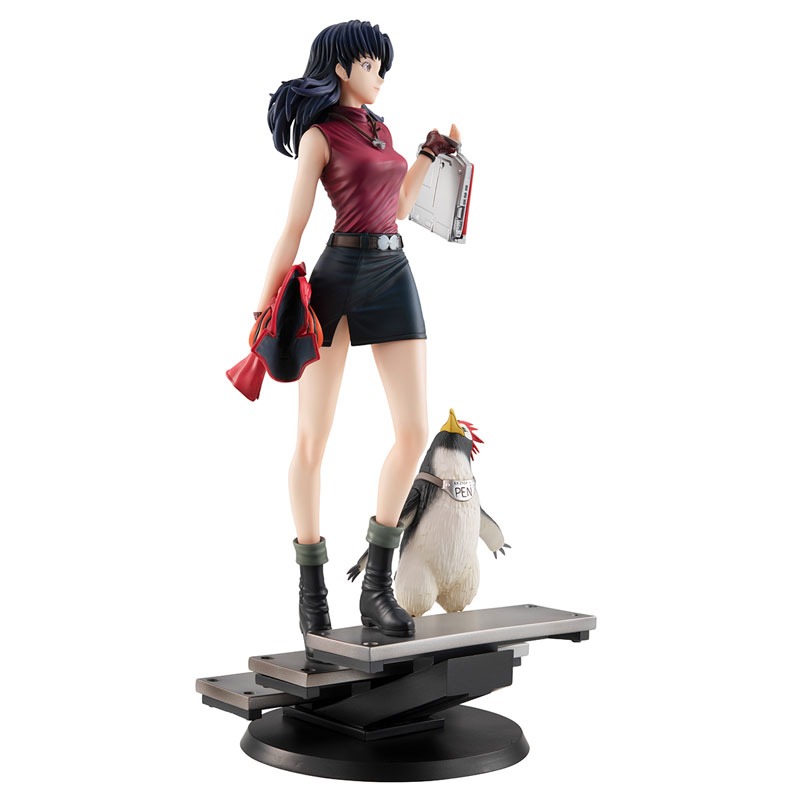 Gals Series Figure Katsuragi Misato & Penpen - Neon Genesis Evangelion (Re-Release) By MegaHouse