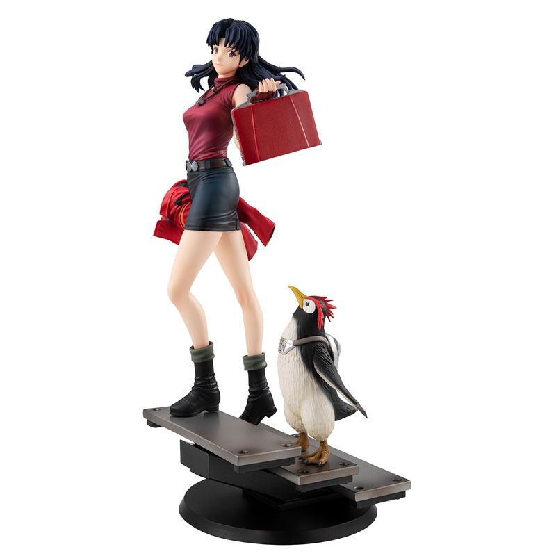 Gals Series Figure Katsuragi Misato & Penpen - Neon Genesis Evangelion (Re-Release) By MegaHouse