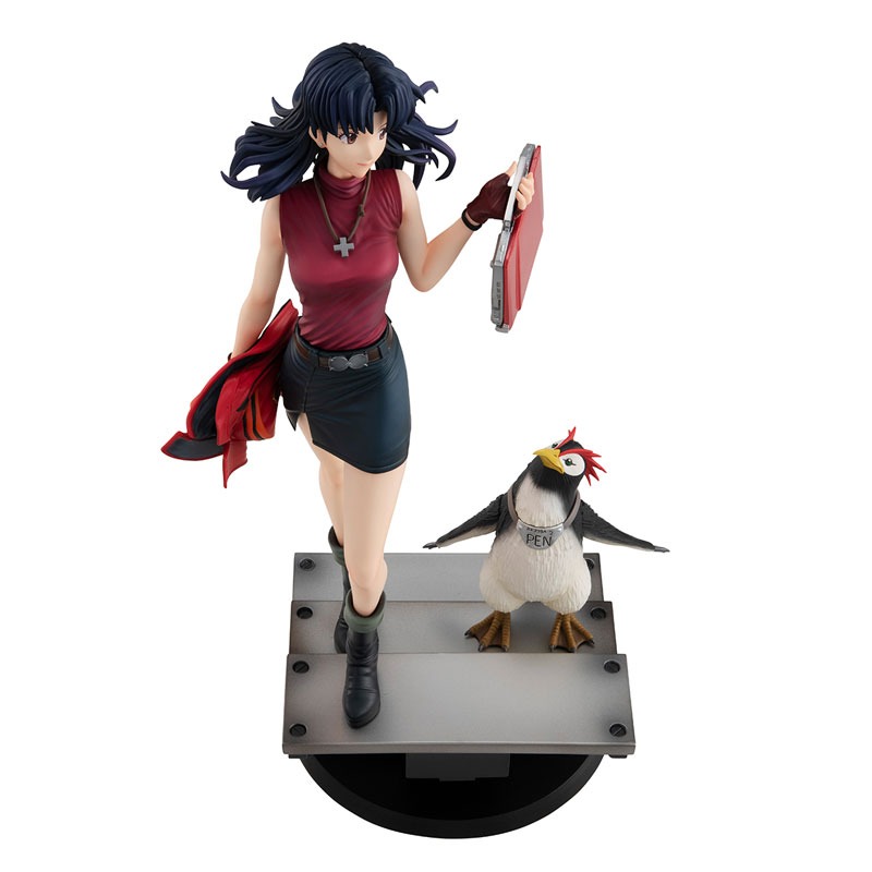 Gals Series Figure Katsuragi Misato & Penpen - Neon Genesis Evangelion (Re-Release) By MegaHouse