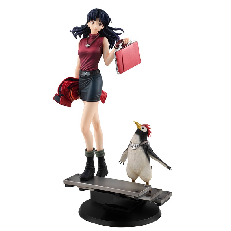 Gals Series Figure Katsuragi Misato & Penpen - Neon Genesis Evangelion (Re-Release) By MegaHouse