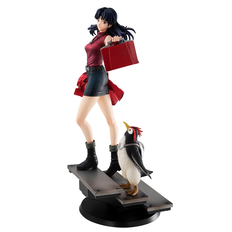 Gals Series Figure Katsuragi Misato & Penpen - Neon Genesis Evangelion (Re-Release) By MegaHouse