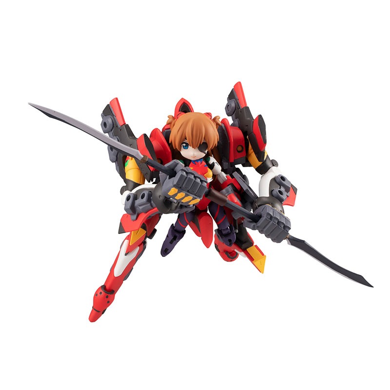 Desktop Army Figure Asuka Shikinami Langley & EVA-02 / Evangelion No. 2 - Neon Genesis Evangelion (Re-Release) By MegaHouse