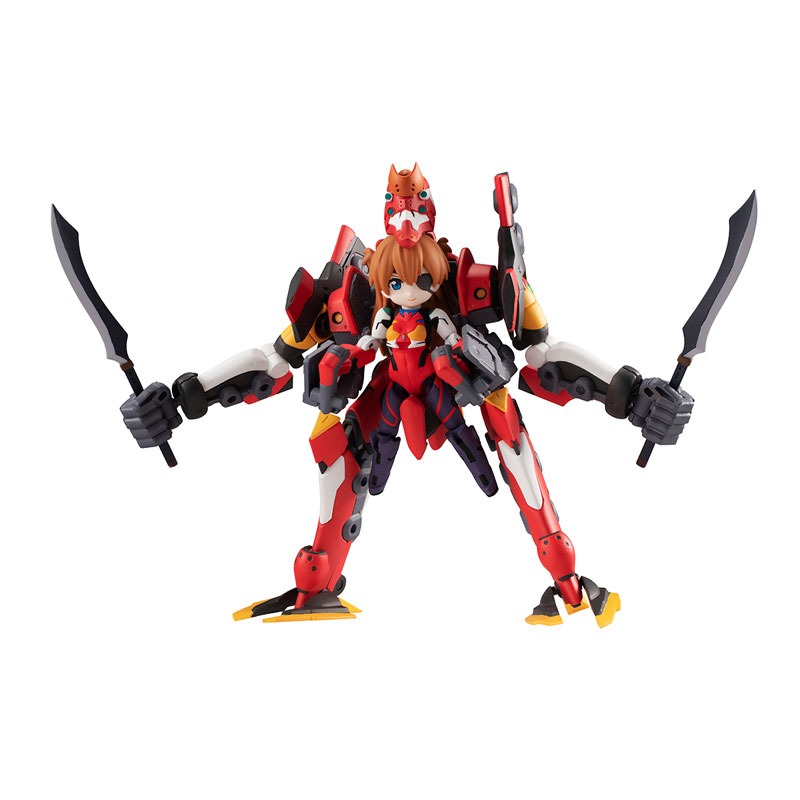 Desktop Army Figure Asuka Shikinami Langley & EVA-02 / Evangelion No. 2 - Neon Genesis Evangelion (Re-Release) By MegaHouse