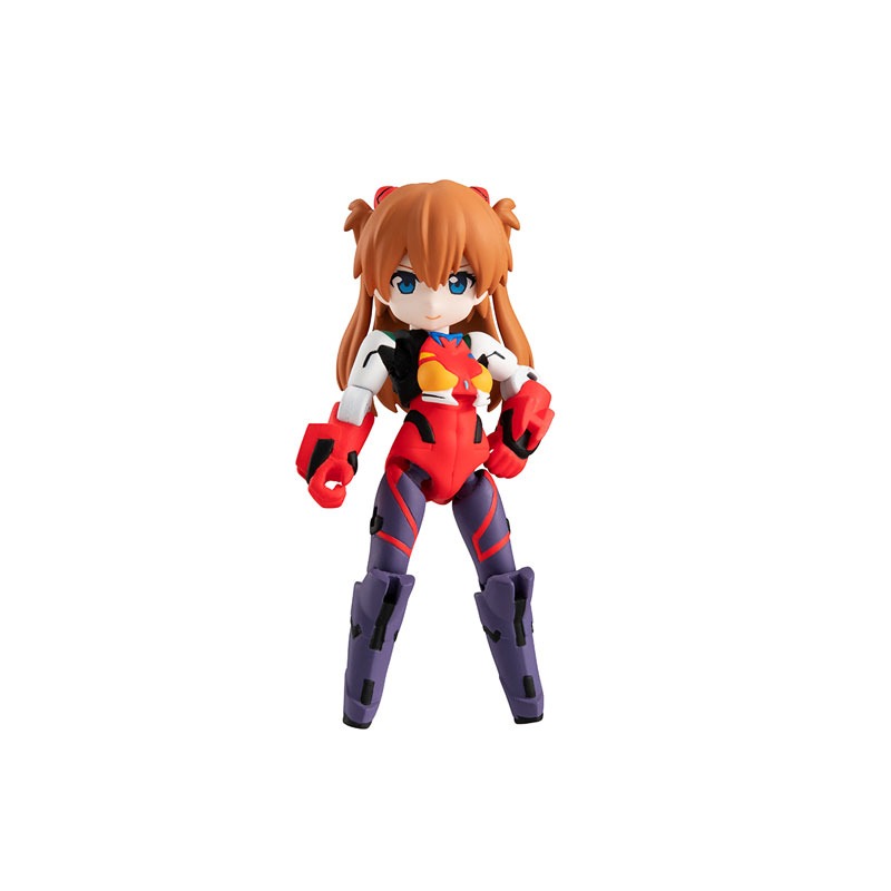 Desktop Army Figure Asuka Shikinami Langley & EVA-02 / Evangelion No. 2 - Neon Genesis Evangelion (Re-Release) By MegaHouse