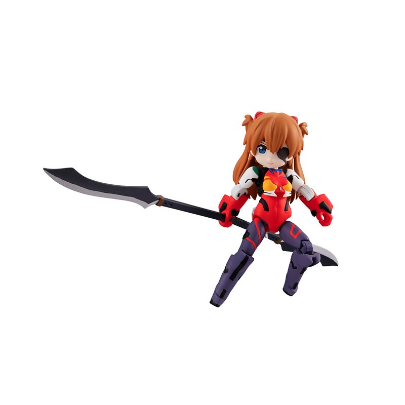 Desktop Army Figure Asuka Shikinami Langley & EVA-02 / Evangelion No. 2 - Neon Genesis Evangelion (Re-Release) By MegaHouse