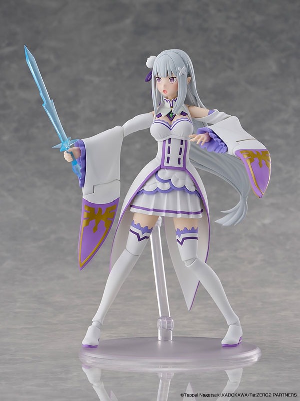 Kadokawa Plastic Model Series Figure Emilia - DX Ver. Re:Zero Kara Hajimeru Isekai Seikatsu By KADOKAWA