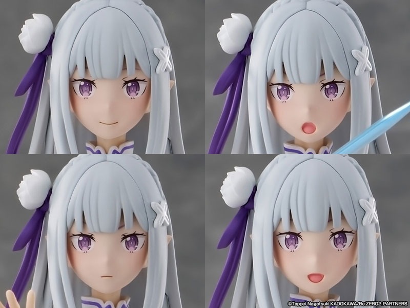 Kadokawa Plastic Model Series Figure Emilia - DX Ver. Re:Zero Kara Hajimeru Isekai Seikatsu By KADOKAWA