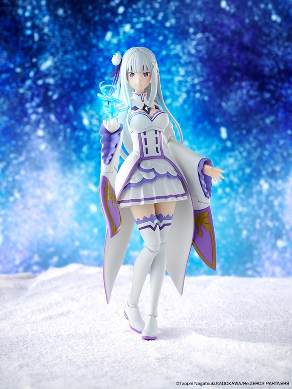 Kadokawa Plastic Model Series Figure Emilia - DX Ver. Re:Zero Kara Hajimeru Isekai Seikatsu By KADOKAWA