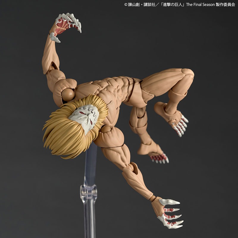 [With Bonus] Revoltech Amazing Yamaguchi Jaw Titan - Shingeki no Kyojin / Attack on Titan By Kaiyodo