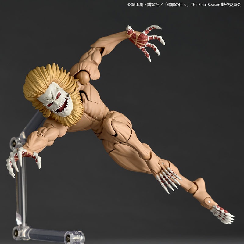 [With Bonus] Revoltech Amazing Yamaguchi Jaw Titan - Shingeki no Kyojin / Attack on Titan By Kaiyodo