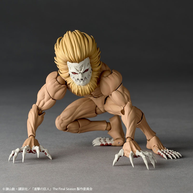 [With Bonus] Revoltech Amazing Yamaguchi Jaw Titan - Shingeki no Kyojin / Attack on Titan By Kaiyodo