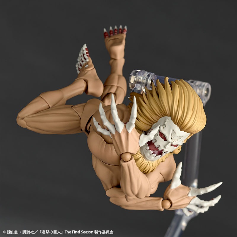 [With Bonus] Revoltech Amazing Yamaguchi Jaw Titan - Shingeki no Kyojin / Attack on Titan By Kaiyodo