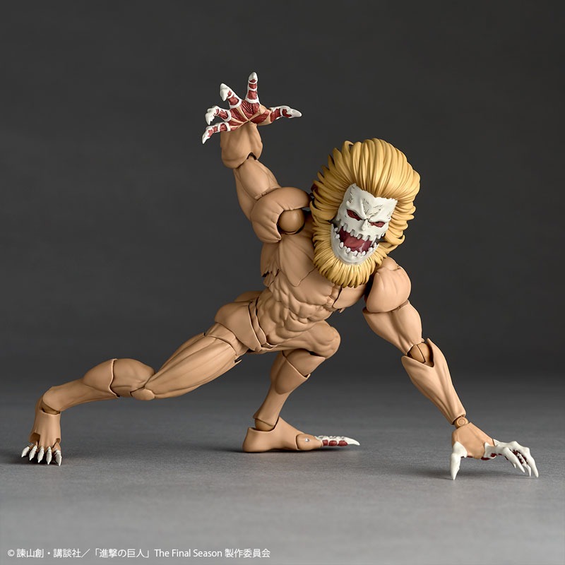 [With Bonus] Revoltech Amazing Yamaguchi Jaw Titan - Shingeki no Kyojin / Attack on Titan By Kaiyodo
