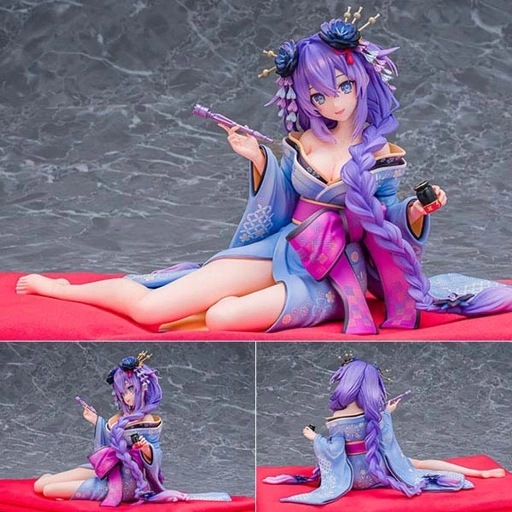 Image of Scaled Figure 1/7 Purple Heart - Kimono Ver. Neptunia x SENRAN KAGURA: Ninja War By KADOKAWA Game Linkage