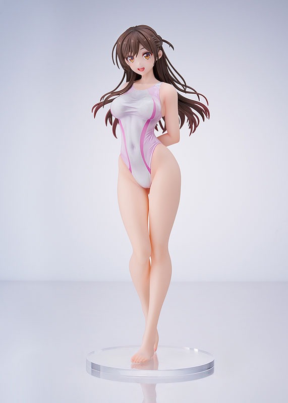 Scaled Figure 1/7 Mizuhara Chizuru - Pink Line Competition Swimsuit Ver. Kanojo Okarishimasu By AMAKUNI