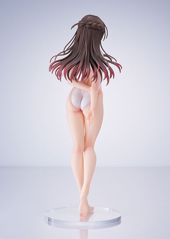 Scaled Figure 1/7 Mizuhara Chizuru - Pink Line Competition Swimsuit Ver. Kanojo Okarishimasu By AMAKUNI