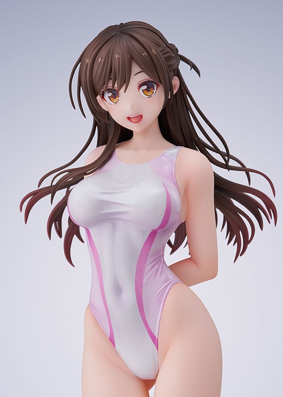 Scaled Figure 1/7 Mizuhara Chizuru - Pink Line Competition Swimsuit Ver. Kanojo Okarishimasu By AMAKUNI