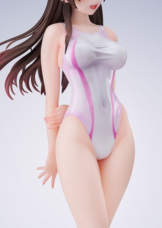 Scaled Figure 1/7 Mizuhara Chizuru - Pink Line Competition Swimsuit Ver. Kanojo Okarishimasu By AMAKUNI