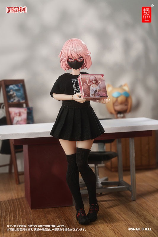 Snail Shell Action Figure 1/12 Mecha Girls Universal Employee Uniform Set - Black Ver. Or White Ver. .By Snail Shell