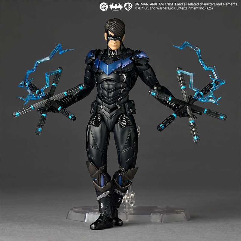 [With Bonus] Revoltech Amazing Yamaguchi Nightwing - Batman : Arkham Knight By Kaiyodo