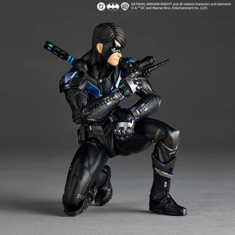 [With Bonus] Revoltech Amazing Yamaguchi Nightwing - Batman : Arkham Knight By Kaiyodo