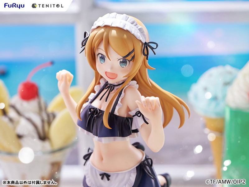 TENITOL TALL Figure Kousaka Kirino - Swimsuit Maid Ver. Ore no Imouto ga Konna ni Kawaii Wake ga Nai / Oreimo 2 By FuRyu