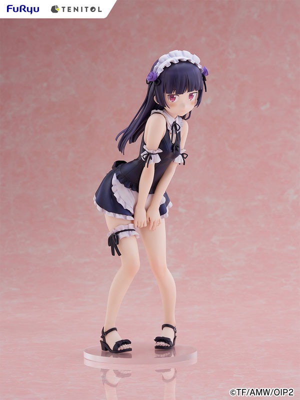 TENITOL TALL Figure Gokou Ruri / Kuroneko - Swimsuit Maid Ver. Ore no Imouto ga Konna ni Kawaii Wake ga Nai / Oreimo 2 By FuRyu
